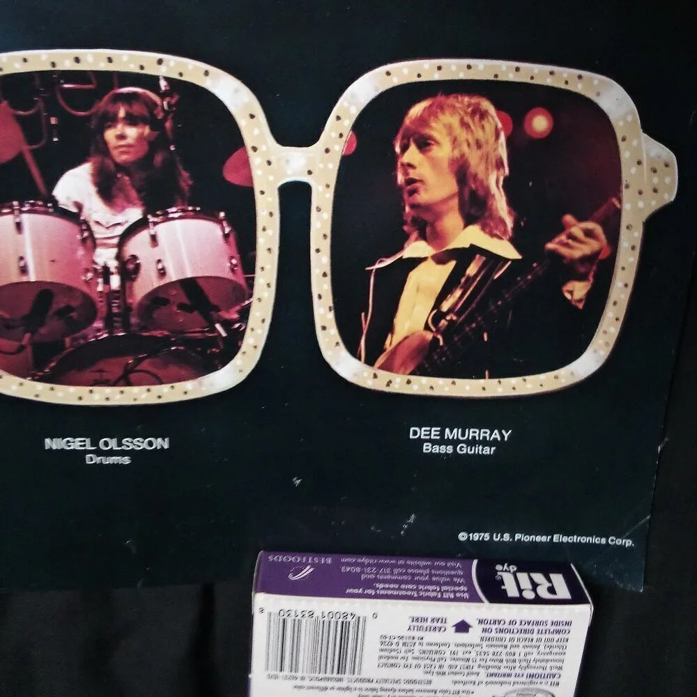 Vintage Elton John Pioneer Promo Poster 1976